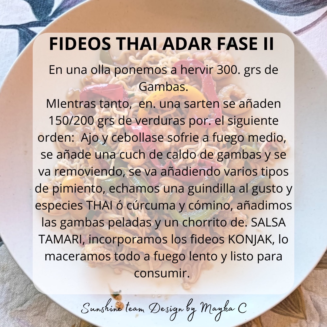 Fideos Thai